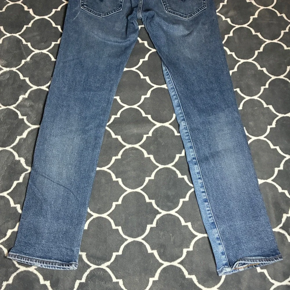 Levis 511 Slim Fit Jeans Mens 28x30 Two Tone Blue Denim Contrast Side Stripe